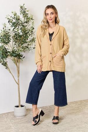 Heimish Button Up Long Sleeve Cardigan