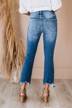 RISEN Lost In A Daydream Cropped Jeans