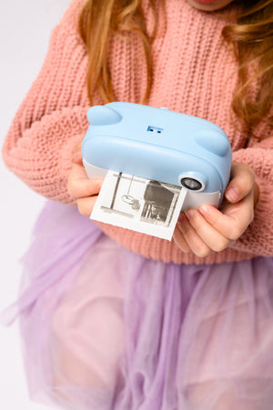 Quick Print Childrens Camera in Blue