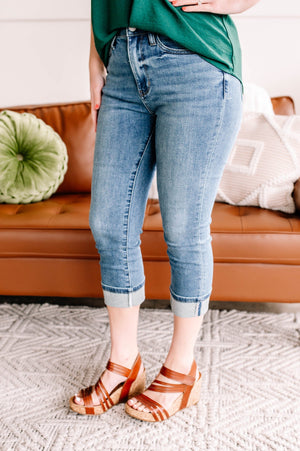 Judy Blue Inch By Inch Hi Rise Capri Jeans