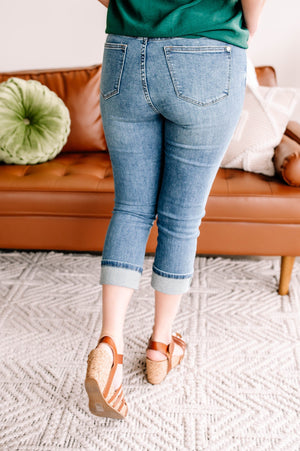 Judy Blue Inch By Inch Hi Rise Capri Jeans