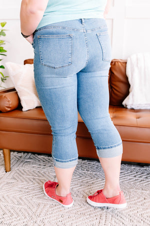 Judy Blue Inch By Inch Hi Rise Capri Jeans