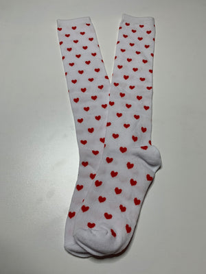 Valentines Day TALL Sock - Variety heart