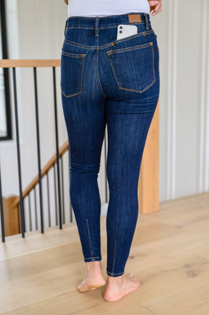 Judy Blue High Rise Back Yoke Skinny Jeans with Phone Pocket