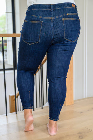 Judy Blue High Rise Back Yoke Skinny Jeans with Phone Pocket