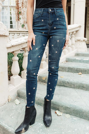 Judy Blue Hi Rise Starlight Skinnies