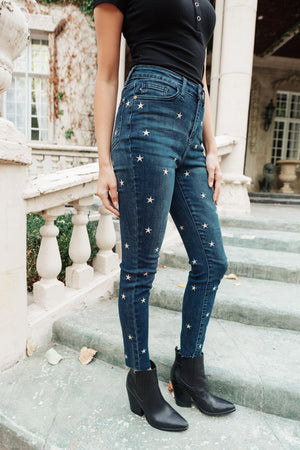 Judy Blue Hi Rise Starlight Skinnies