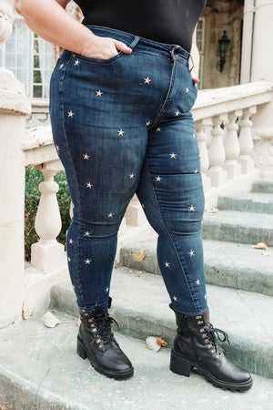 Judy Blue Hi Rise Starlight Skinnies