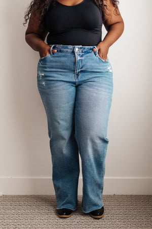 Hope High Rise Wide Leg Jeans by Mica