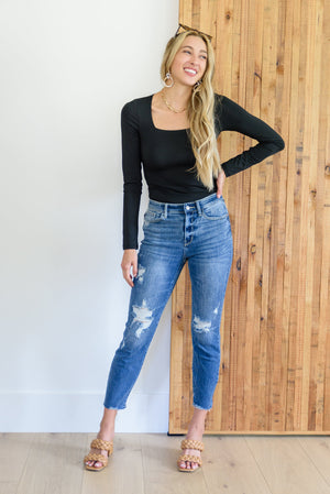 Judy Blue High Waist Destroyed Relaxed Fit