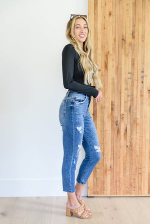 Judy Blue High Waist Destroyed Relaxed Fit