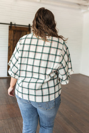 Perfect Picnic Plaid Lightweight Flannel Top