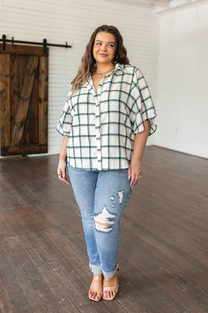 Perfect Picnic Plaid Lightweight Flannel Top