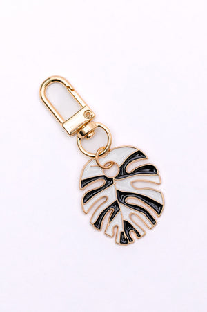 Plant Lover Monstera Keychain