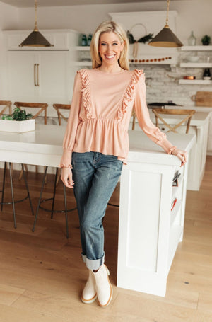 Sweet Confession Top In Blush