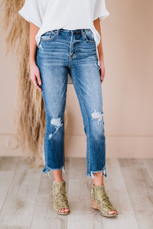 RISEN Lost In A Daydream Cropped Jeans