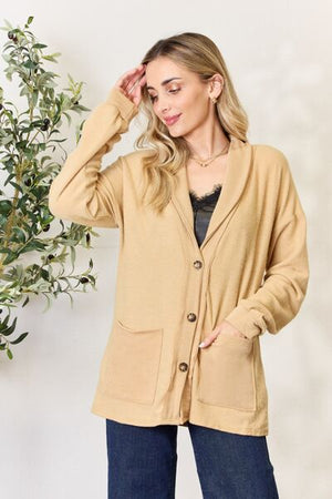 Heimish Button Up Long Sleeve Cardigan