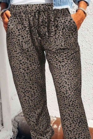 Leopard Pocketed Joggers - 6 colors - small thru 4X