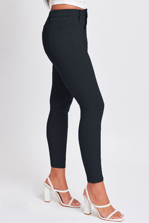 YMI Jeanswear Hyperstretch Mid Rise Skinny Pants Black