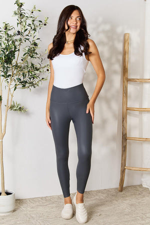 LOVEIT  Wide Waistband High Waist Leggings