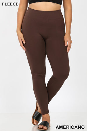 Zenana Stay Cozy Fleece Lined Leggings - asst colors – shopwithkarolyn